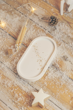 Glitter Christmas Tray