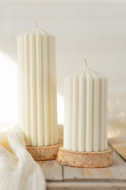 Bougie décorative pilier