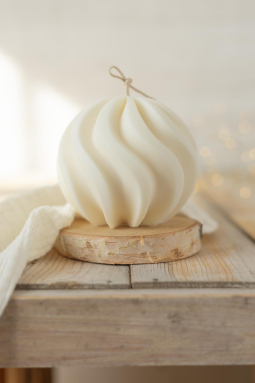 Bougie décorative sphère