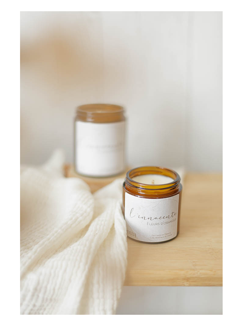 Bougies parfumée fleur d'oranger