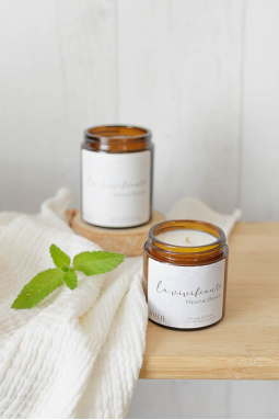 Bougie parfumée menthe basilic