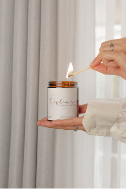 bougie fleur de cerisier