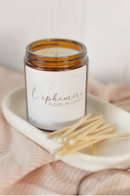bougie fleur de cerisier