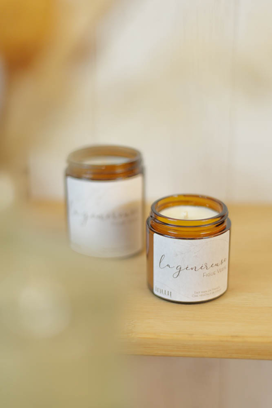 Bougie parfumée figue verte Bougie parfumée figue verte