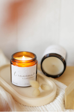Bougies parfumée fleur d'oranger
