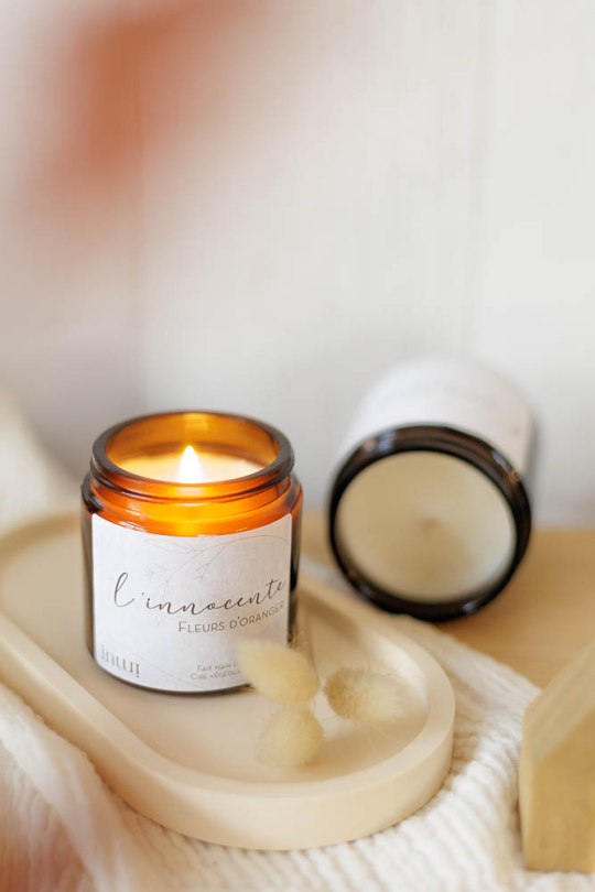 Bougies parfumée fleur d'oranger