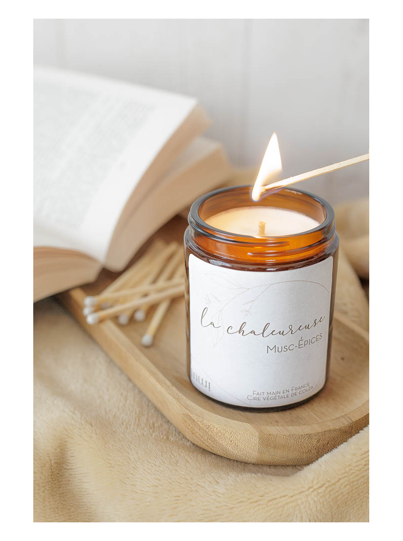 bougie parfumee musc