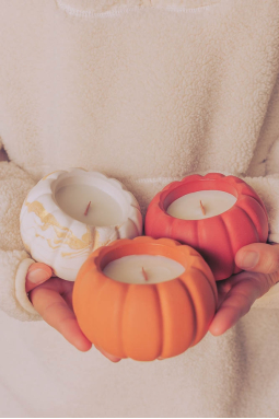 Bougie artisanale automne chai latte