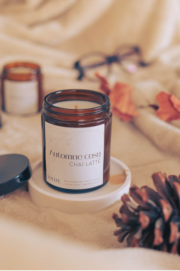 bougie parfumée chai latte