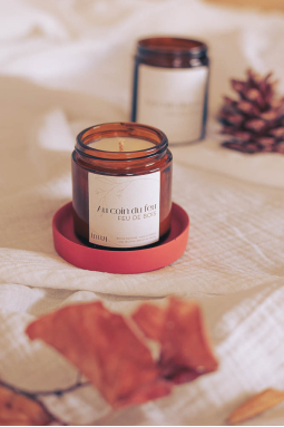 bougie parfumée feu de bois