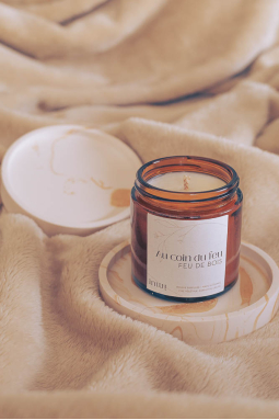 bougie parfumée feu de bois