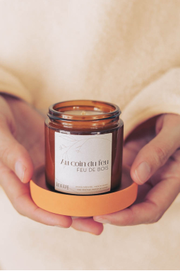 bougie parfumée feu de bois
