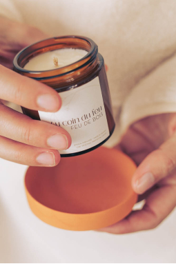 bougie parfumée feu de bois