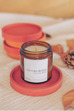 bougie parfumée feu de bois