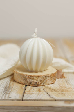 Bougie décorative boule...