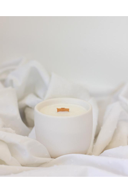 Handmade candle cotton flower