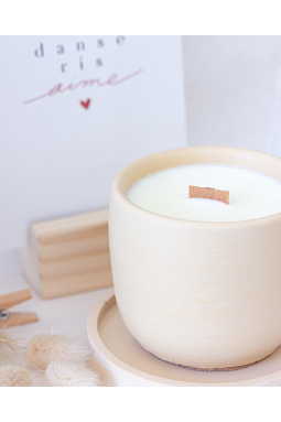 Bougie artisanale parfumée Monoï