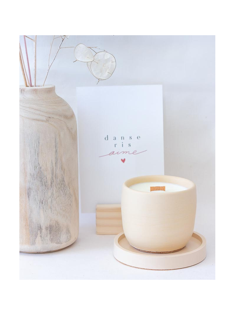 Bougie artisanale parfumée Monoï