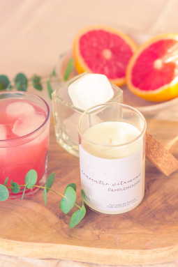 natural candle made in france grapefruit scented