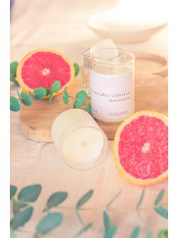 natural scented candle grapefruit