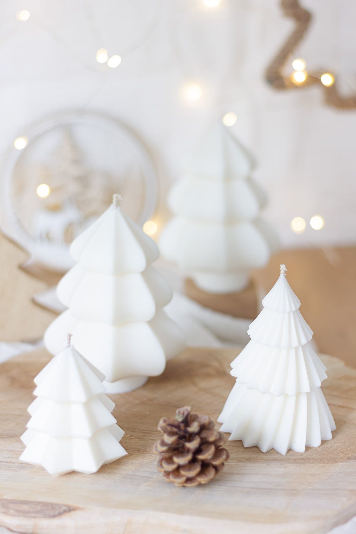 Generic - Bougies de Noël, décorations en forme de sapin de Noël