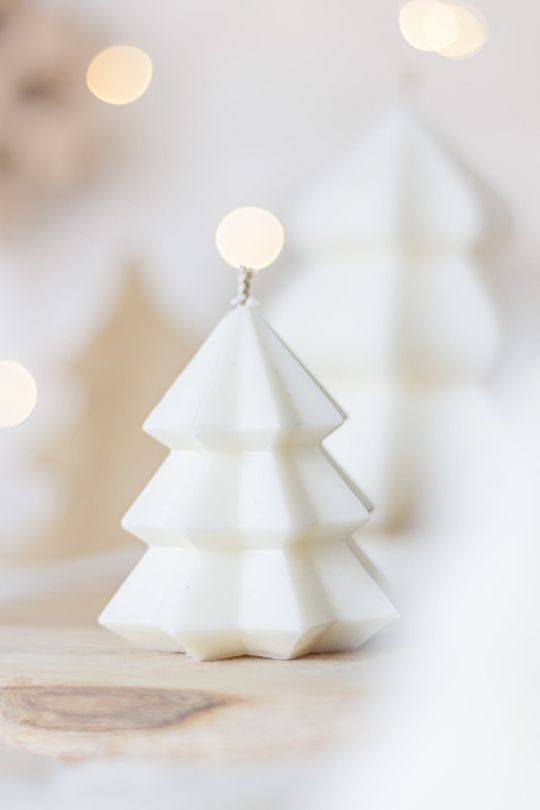 Bougie décorative sapin - 100% Made in France - La Fée des Bougies ®