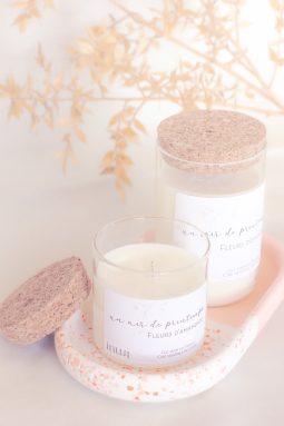 Bougie : Amandier en fleurs